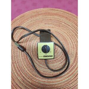 Vintage Original Crock Pot Model 3300 Replacement Cord 3 Prong